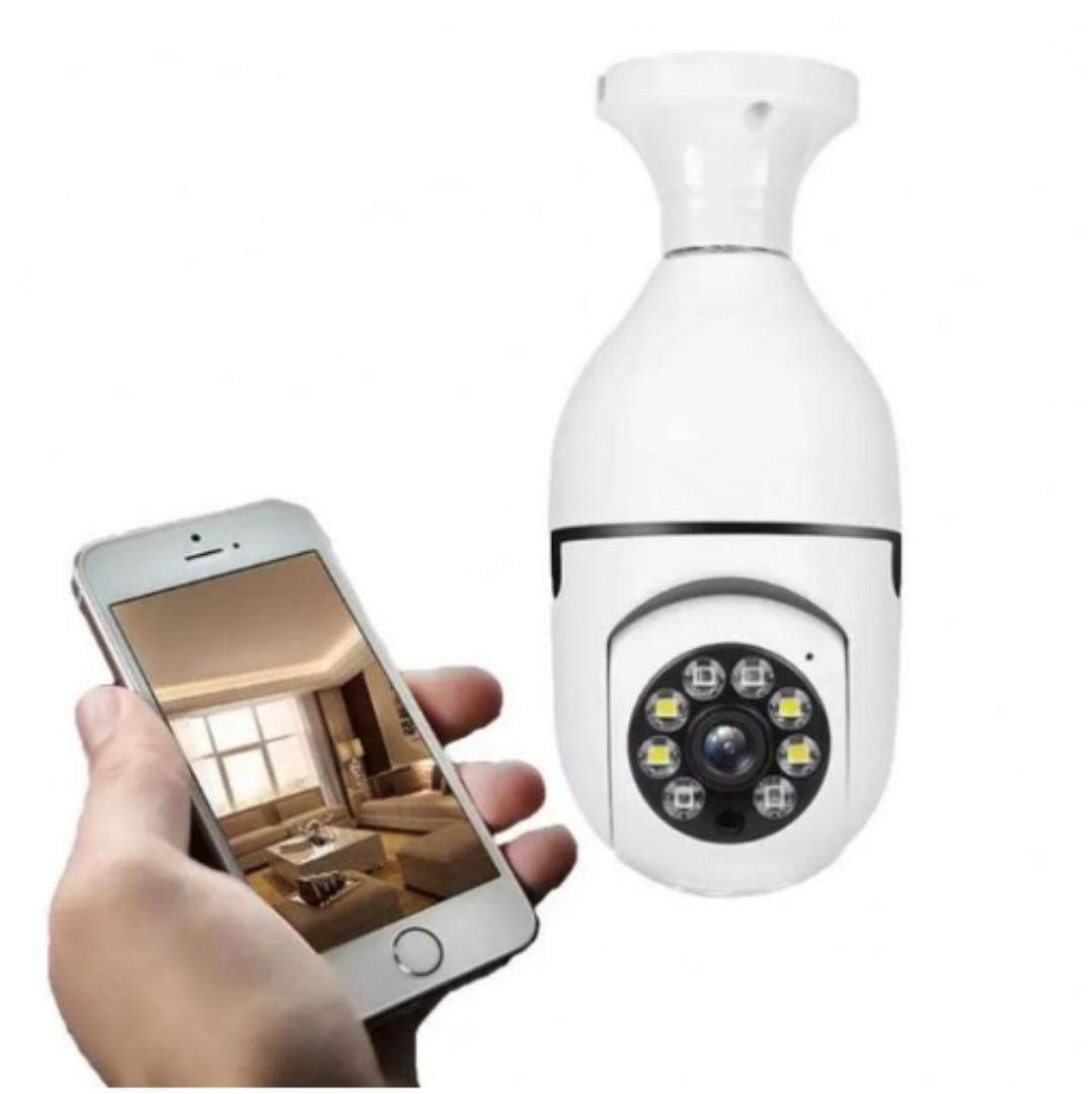 Bulb Camera Auto Rotating Wifi CCTV Surveillance Camera PTZ 1080P
