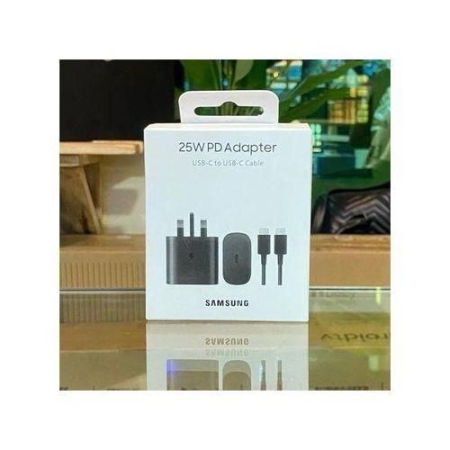 Samsung 25W Super Fast Charger Adapter With Type C To C Output For Galaxy