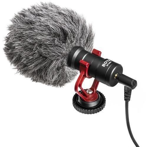 BOYA BY-MM1 Super Cardioid Compact Shotgun Microphone for Professional Camera and Smartphone Recording