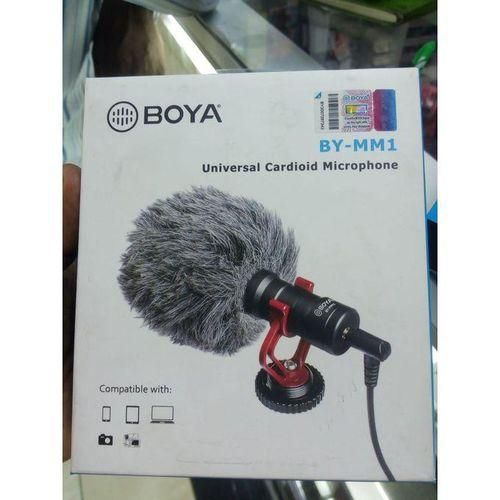 BOYA BY-MM1 Super Cardioid Compact Shotgun Microphone for Professional Camera and Smartphone Recording