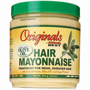 Originals By Africa's Best Hair Mayonnaise Conditioner, Enriched with Natural Botanical Herbal Extracts and Olive Oil to Deep Condition and Repair.