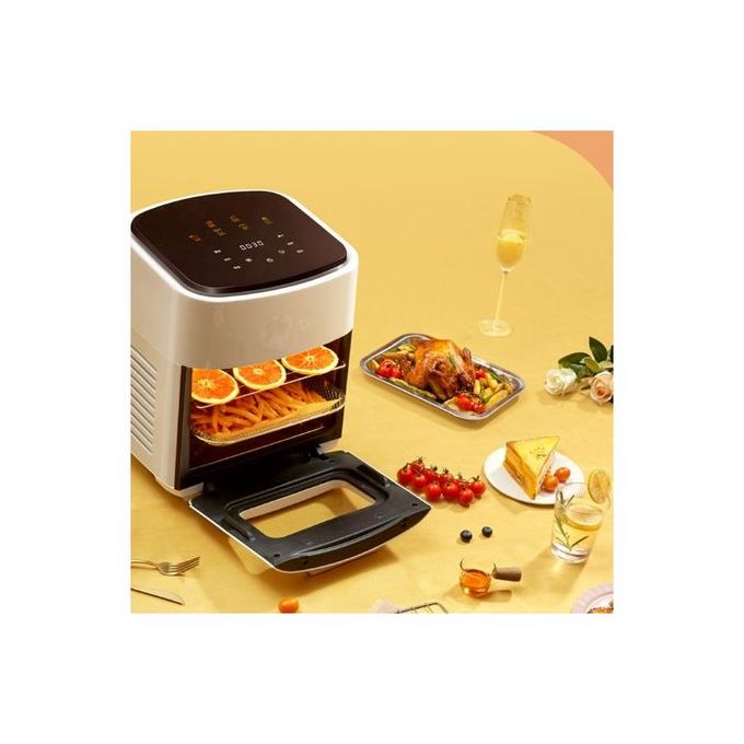 silver crest 15L air fryer Extra Large Capacity Smart Multifunctional  Bake, Grill Fry