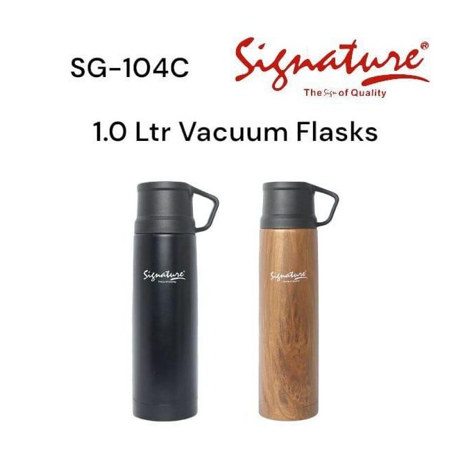 Signature 1 litre Unbreakable Vacuum Flask long lasting easy to clean classy model