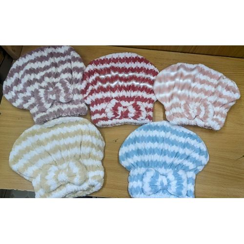 Microfiber Hair Drying Towels, Super Absorbent Turban Hair Towel Cap, Quick Dry Head wrap with Bow-Knot Shower Cap for for Curly, Long, Thick Hair & Wet Hair