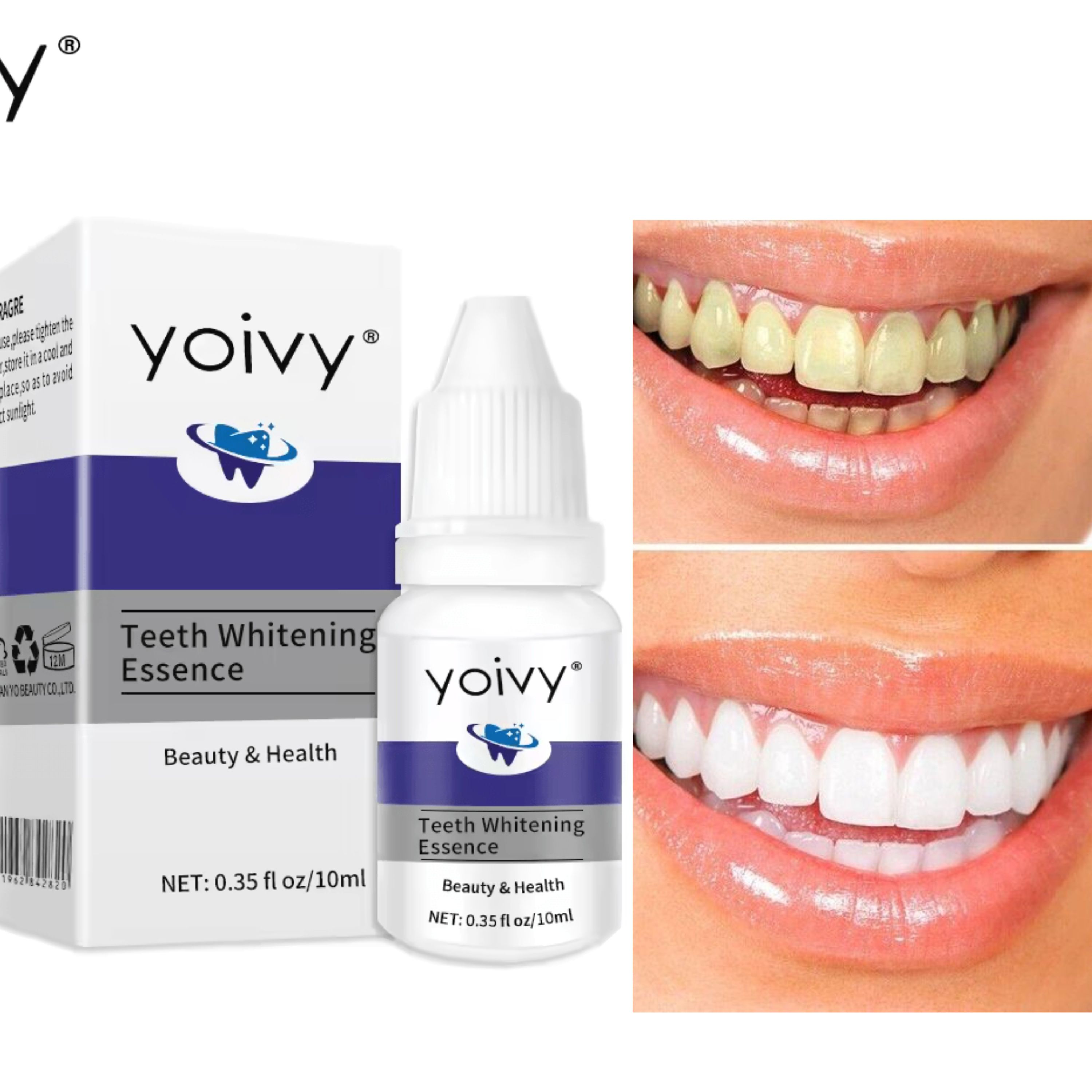 Teeth Whitening Liquid, Yoivy Teeth Whitener, Brown Teeth Whitening Essence