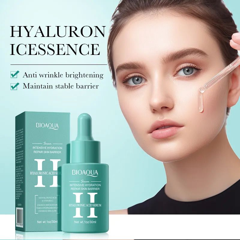 BIOAQUA 5 Serums Set, Tumeric Anti Acne Serum + Vitamin C Face Serum + Nicotinamide Serum + Retinol Anti Wrinkle Serum + Hyaluronic Hydrating Serum, For Anti Wrinkles, Even Skin Tone, Firming, Soothin