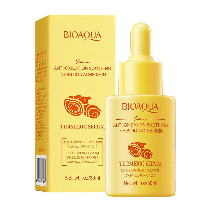 5 in 1 Sadoer Turmeric Set, Tumeric Cleanser + Face Serum +Face Toner + Face Cream + Collagen Soap, with unparelled Vitamin C capabilities, Helps in Preven Acne, Sooth, Hydrate, Lighjten Acne Marks