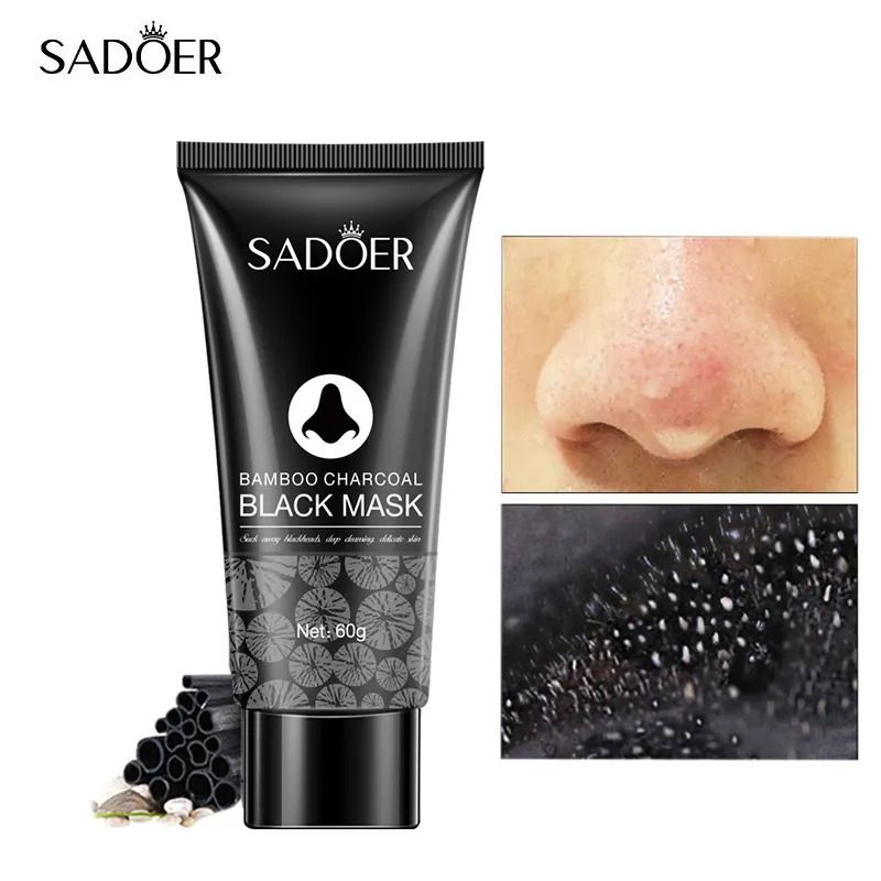 SADOER 5 Pieces, Vitamin C Cream + Vitamin C Serum + Vitamin C Moisturizing Lip Balm + Charcoal Mask  Peel off + Vitamin C Foaming Face Wash, for Brightening, Remove Black Heads, Lips Brightening, Moi