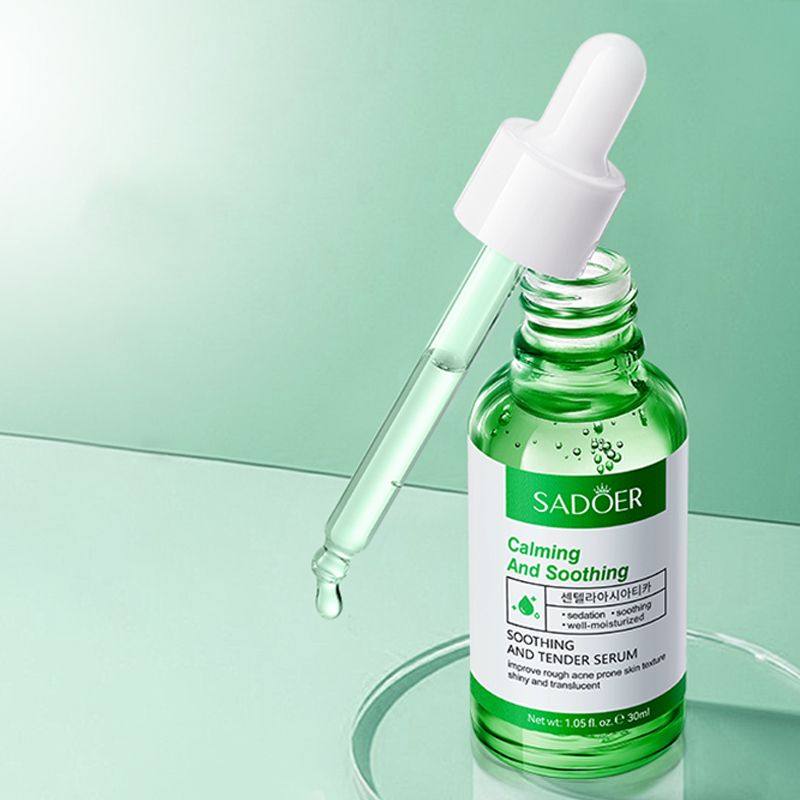 Sadoer 5 in 1 Set, Skin Active Vitamin C Serum + Camellias Anti Oxidation Essence + AHA BHA Serum +  Retinol Caffeine Serum +Centella Asiatica Anti Acne Acne Serum, For Anti Aging, Brighten Skin Tone,