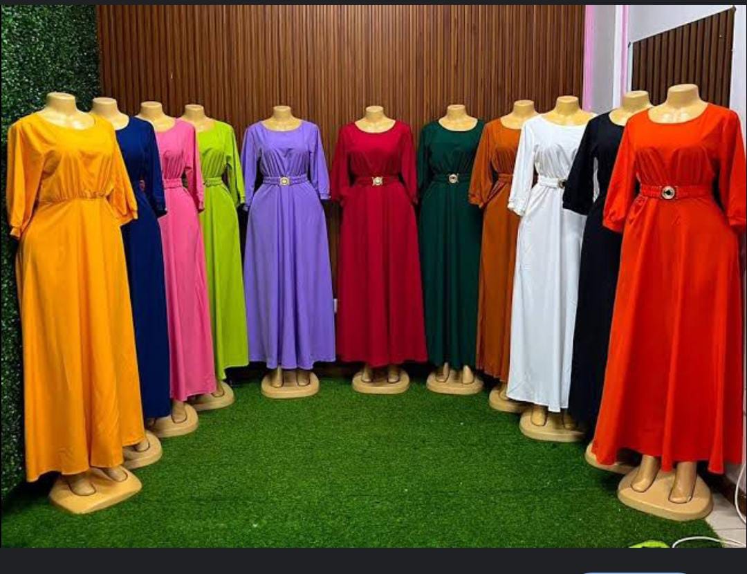 Fashion ladies cute long dresses