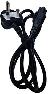 Generic Fused 3 Pin Flower Power Cable cord For Laptop Adapter Charger Fused three Pin Plug for laptop adapter