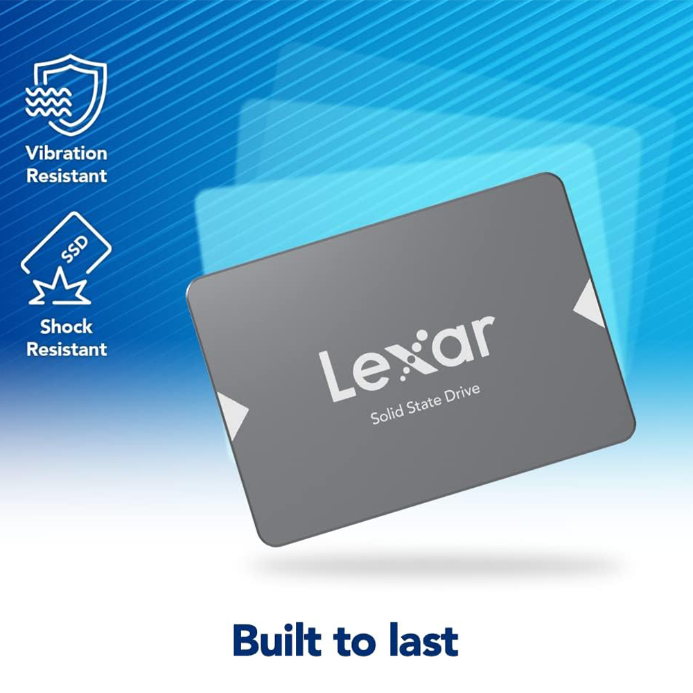 Lexar NS100 SATA Internal Solid State Drive SSD 128GB Long Lasting Faster performance and more reliable