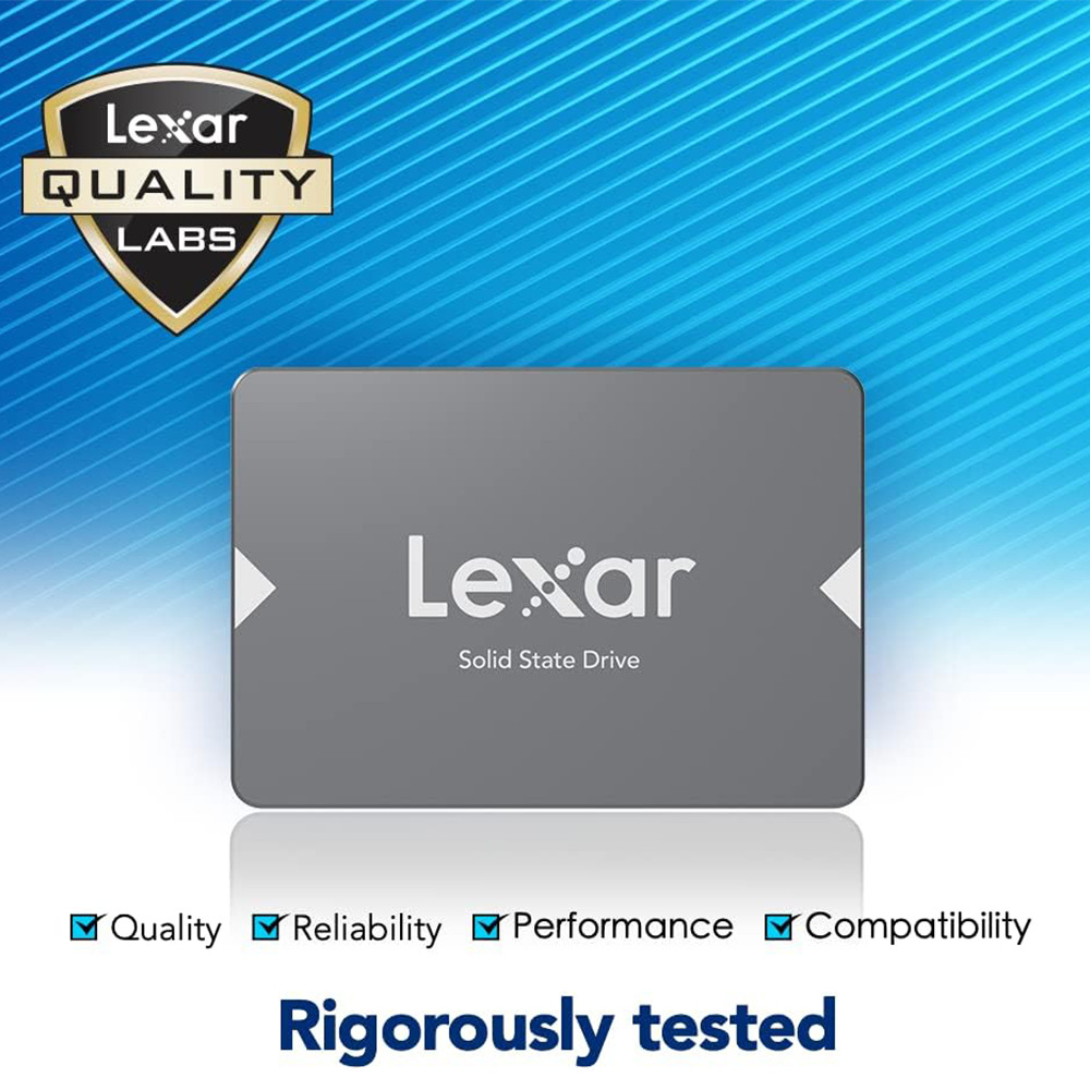 Lexar NS100 SATA Internal Solid State Drive SSD 128GB Long Lasting Faster performance and more reliable