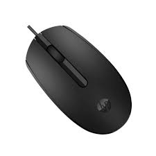 Portable HP M10 Wired USB Mouse with 3 Buttons High Definition 1000DPI Optical Tracking and Ambidextrous Design