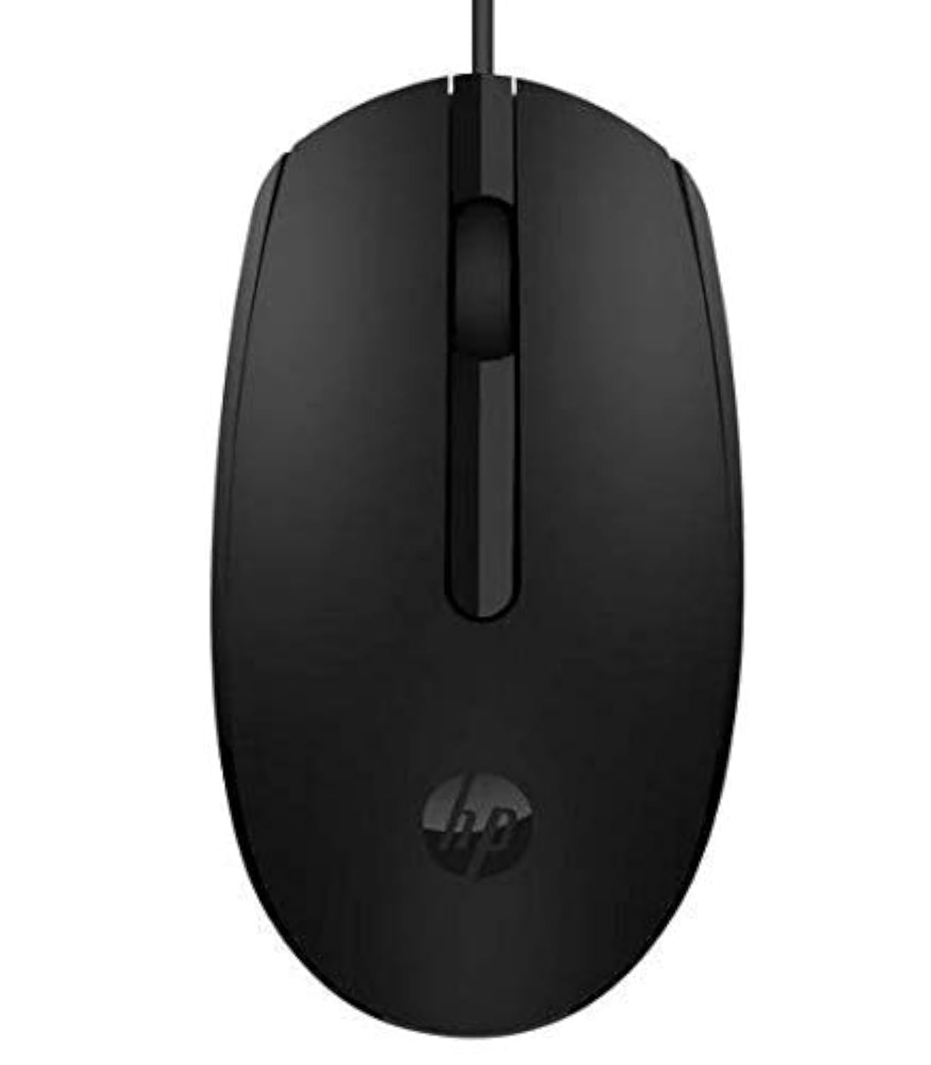 Portable HP M10 Wired USB Mouse with 3 Buttons High Definition 1000DPI Optical Tracking and Ambidextrous Design