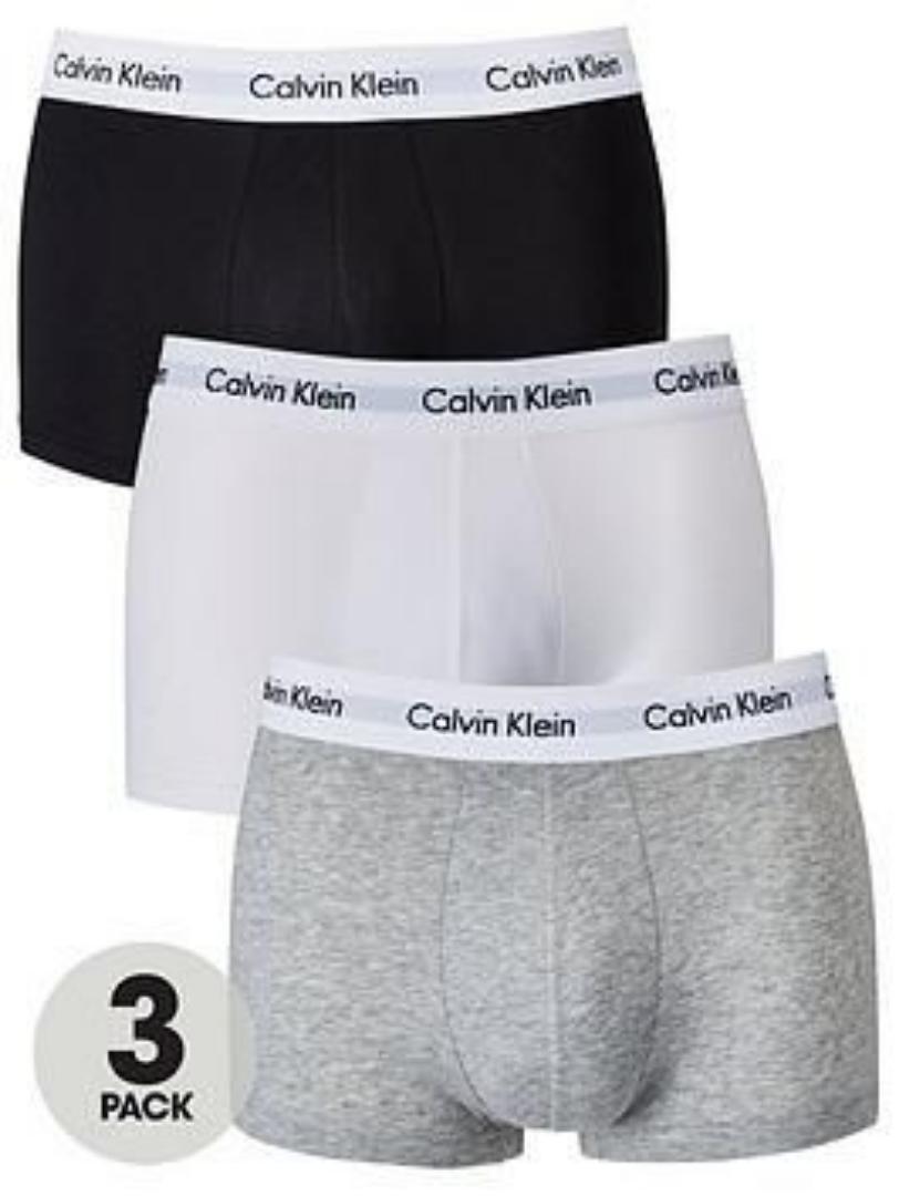 HIGH-QUALITY 3 PACK COTTON CALVIN KLEIN BOXERS, UNDERWEARS, UNDER WEARS,