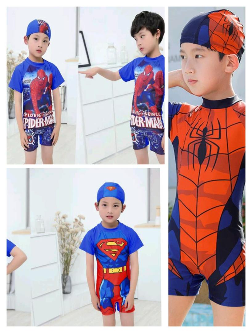 CARTOONS KIDS SWIMMING COSTUME, VERY COMFORTABLE AND COLOURFULL, VERY DESCENT FOR BOYS AND GIRLS.