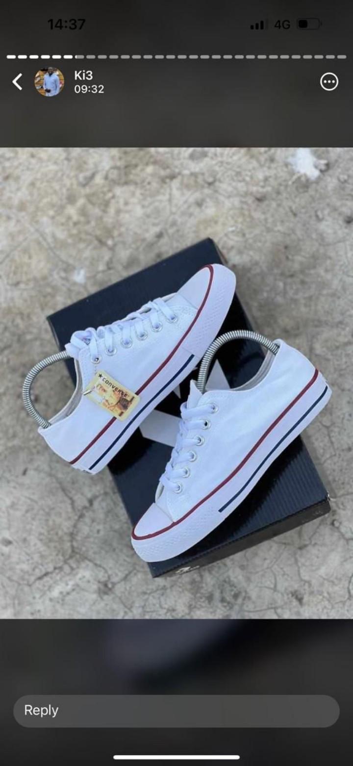 ORIGINAL WHITE ALL STAR RUBBER, VERY COMFORTABLE AND FASHIONABLE RUBBER SHOES. UNISEX, LADIES AND MENS RUBBERS.