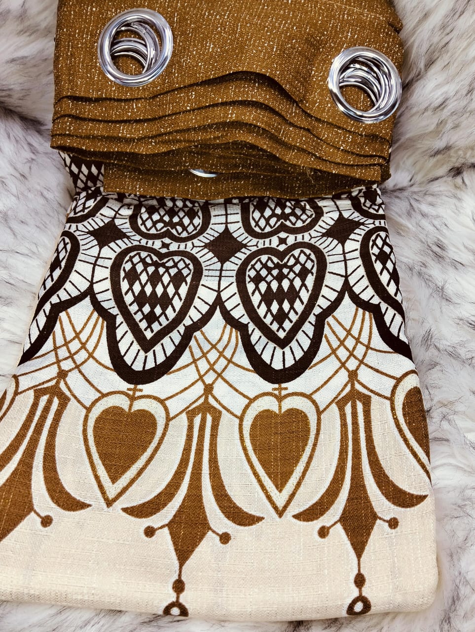 2pcs Curtain curtains 3m(2*1.5m) without sheer 1.5meter e a ch.BLACKOUT DESING
COMES WITH  HIDDEN RINGS
Best material in the market
Quality guaranteed
Visit store for curtain rods 
Wrinkle Free
Eyelet