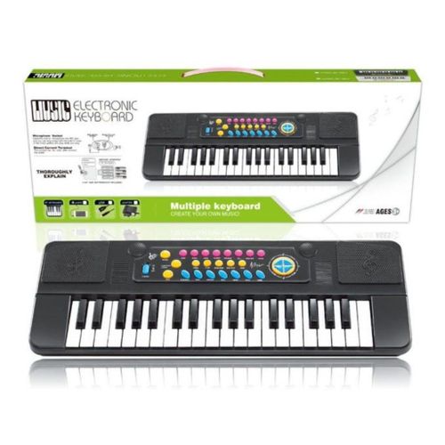 🍒EXCLUSIVE DISCOUNTS 🍒37 Keys Kids Piano Musical Keyboard -Battery/Electric Powered With Microphone.Educational 37 Keys Organ Digital Piano Keyboard Musical Toy with Mic Kids Toys Stave Music Toy De