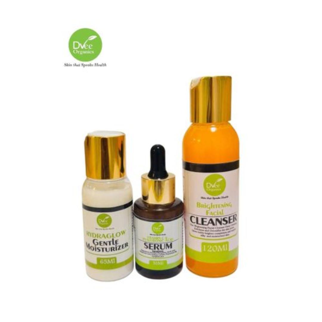 Dvee Organics Skincare Starter Pack - For Skincare Beginners Glow Up On A Budget
