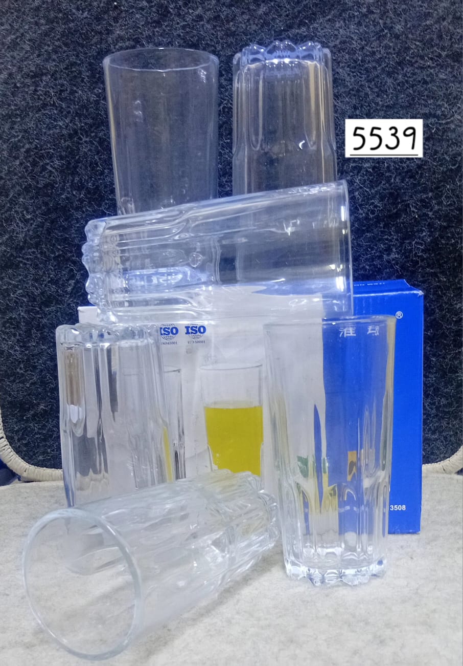 Glass 5539 6pcs quality
suitable for cold drinks
beautiful design
presentable.