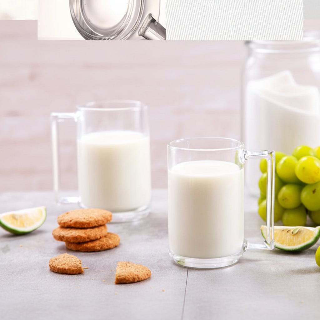 Clear glass tea mugquality
suitable for cold drinks
beautiful design
presentable.