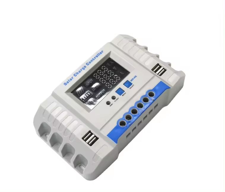 Power System with USB PWM Solar Charge Controller with LCD display