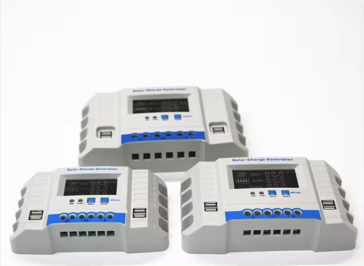 Power System with USB PWM Solar Charge Controller with LCD display
