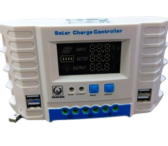 Power System with USB PWM Solar Charge Controller with LCD display