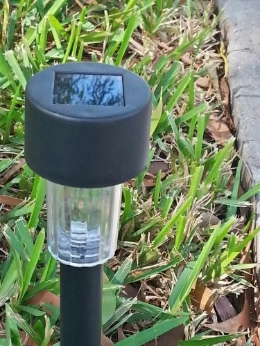 10 PC Set solar Garden Light Solar Power Path Lights LED Garden Stake Light Lawn Stainless Steel Spot Lamp for Outdoor