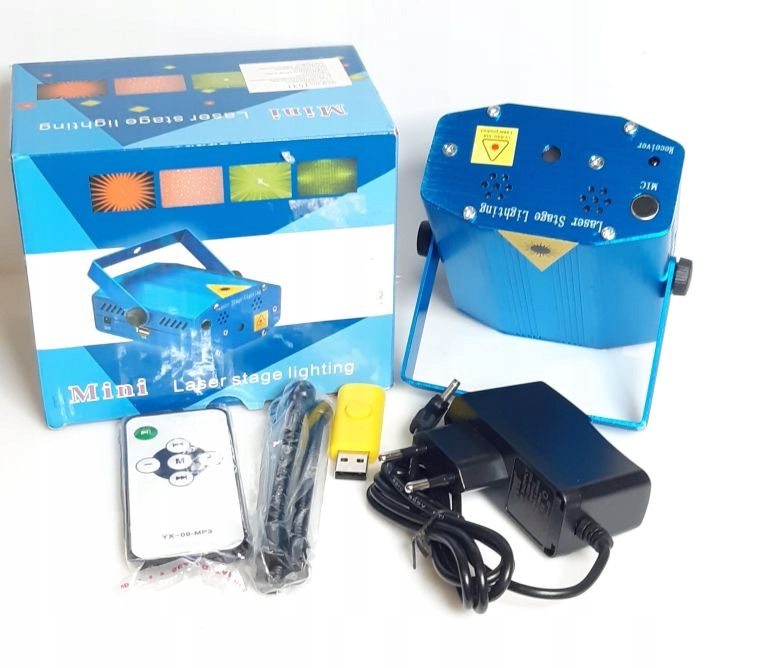 Laser Light Dot Design Mini Projector, Sound Activated DJ Lights, Perfect for Parties, Diwali, Weddings, Home Decor