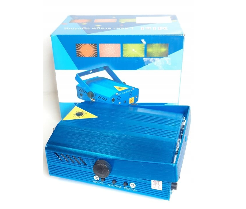 Laser Light Dot Design Mini Projector, Sound Activated DJ Lights, Perfect for Parties, Diwali, Weddings, Home Decor