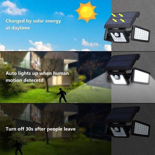 Solar Lamps Split Solar Wall Lamp / 3 In 1 Solar wall Lamps / Solar Motion Sensor Wall Lamp Outdoor- Energy Saving