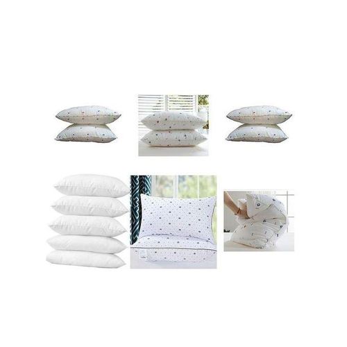 Set Of 2 Bed Pillow (Pair- Pure Fibre Filled).