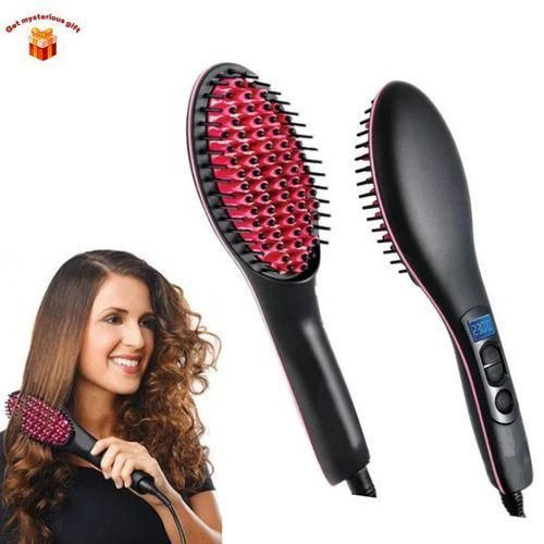 Simply Straight Electric Hair Straightening Brush Comb Hot Air