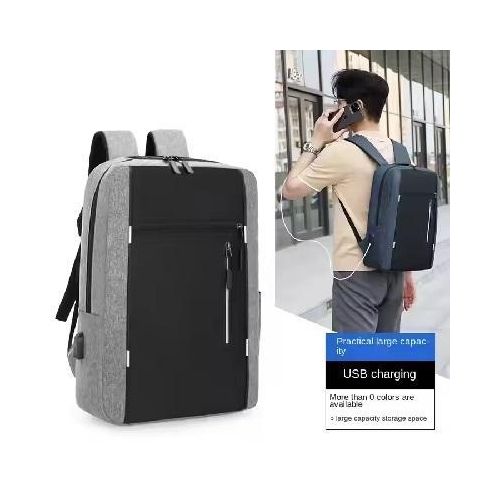 3 In 1 Men's Backpack Laptop Backpack Business Bag Men's Canvas Bag Student Bag With USB Port