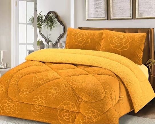 Geometric pattern soft woolen blanket/ cabbage soft woolen blanket size 5by6 (no bedsheets and pillow cases