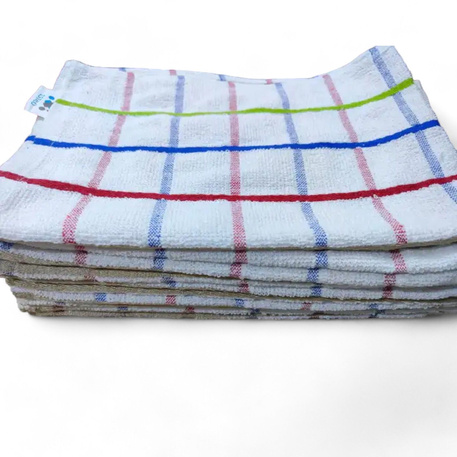 Premium Absorbent Dish Towels - Set of 6, Assorted Patterns perfect for tackling any kitchen task | Absorbent Dish Cloths 6 Pack Kitchen Towels, for Drying Dishes and Table checkered