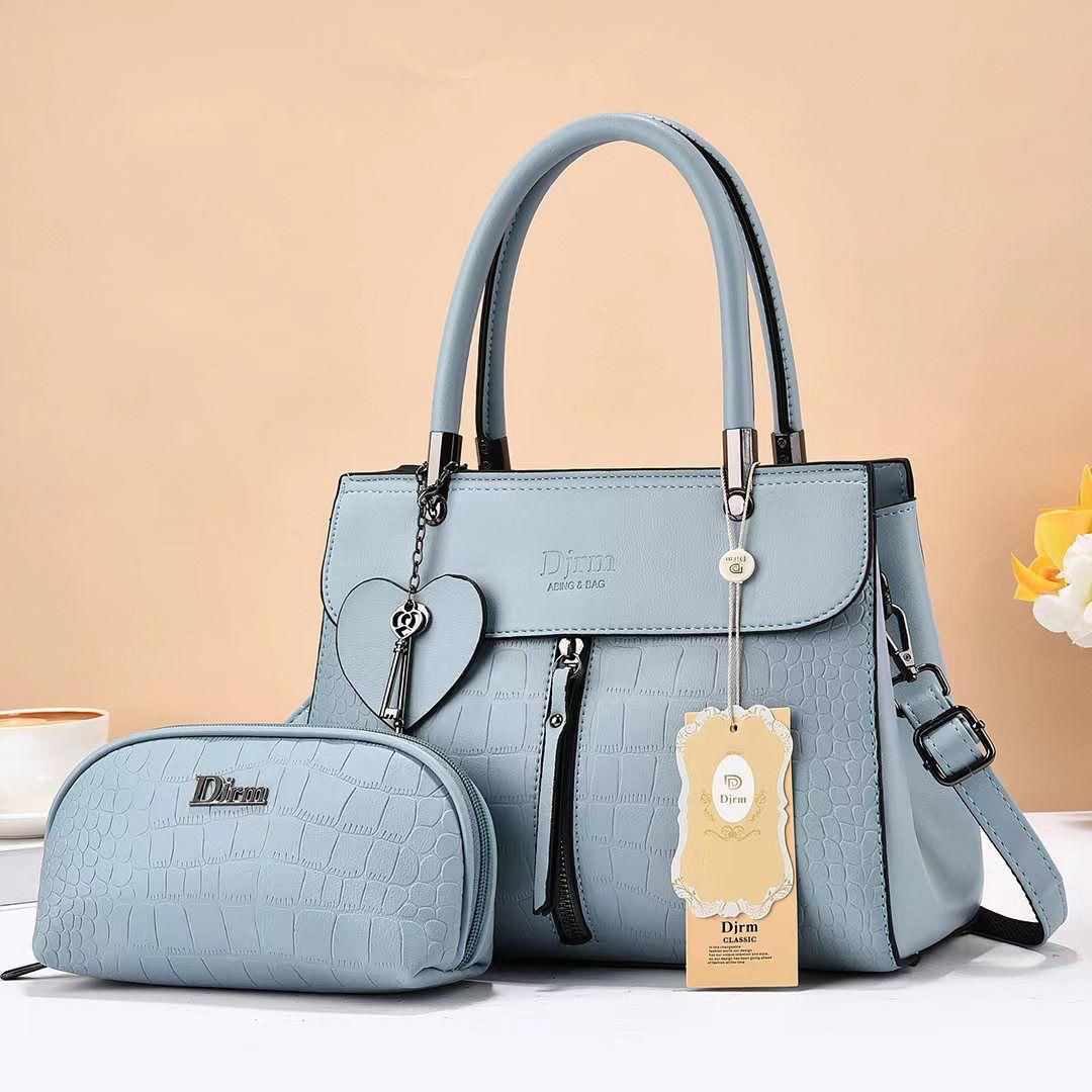 Elegant Women’s 3 in 1 Handbag Set with Matching Accessory - Versatile Designer Fashion Shoulder Bags in Multiple Shades | Durable, spacious & trendy.