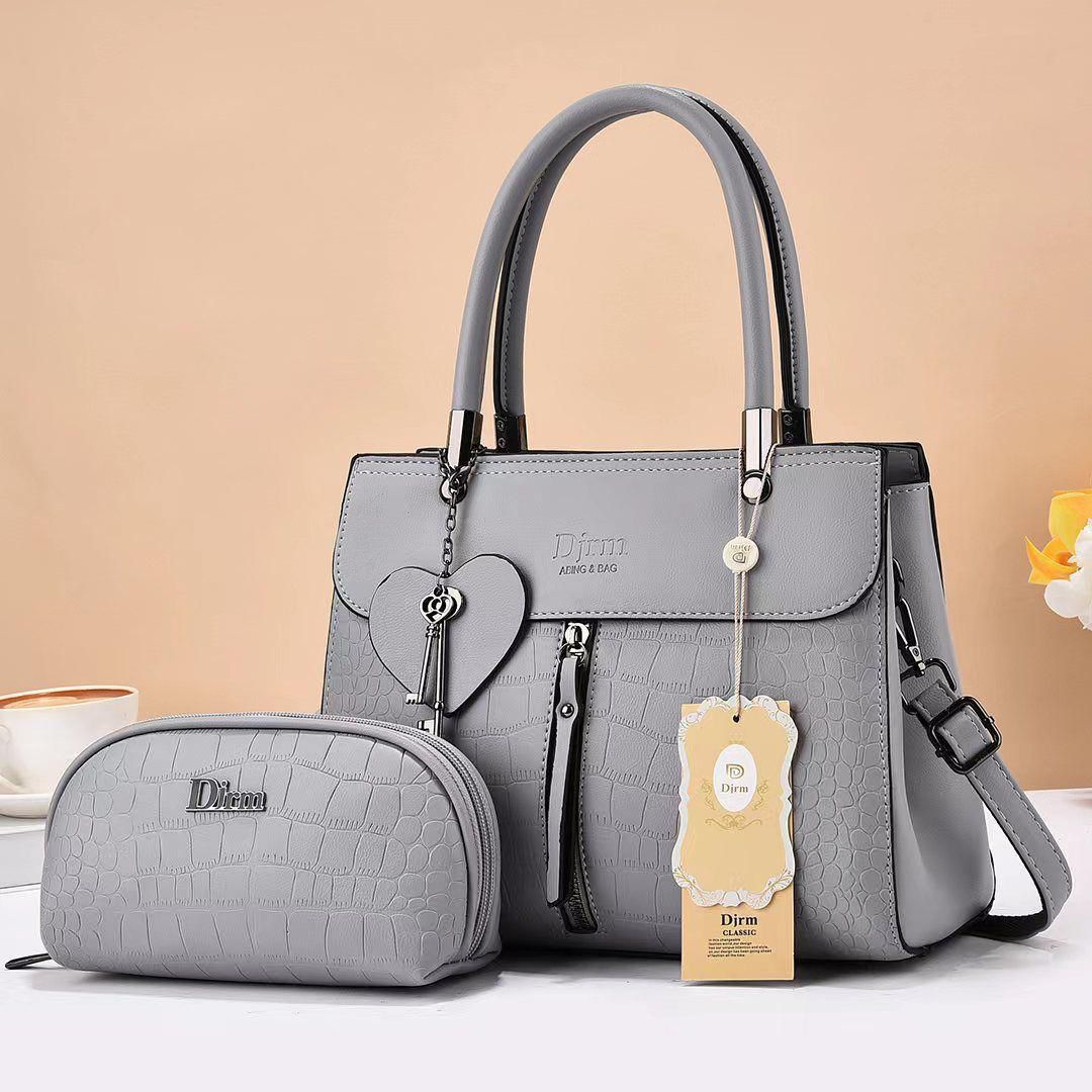 Elegant Women’s 3 in 1 Handbag Set with Matching Accessory - Versatile Designer Fashion Shoulder Bags in Multiple Shades | Durable, spacious & trendy.