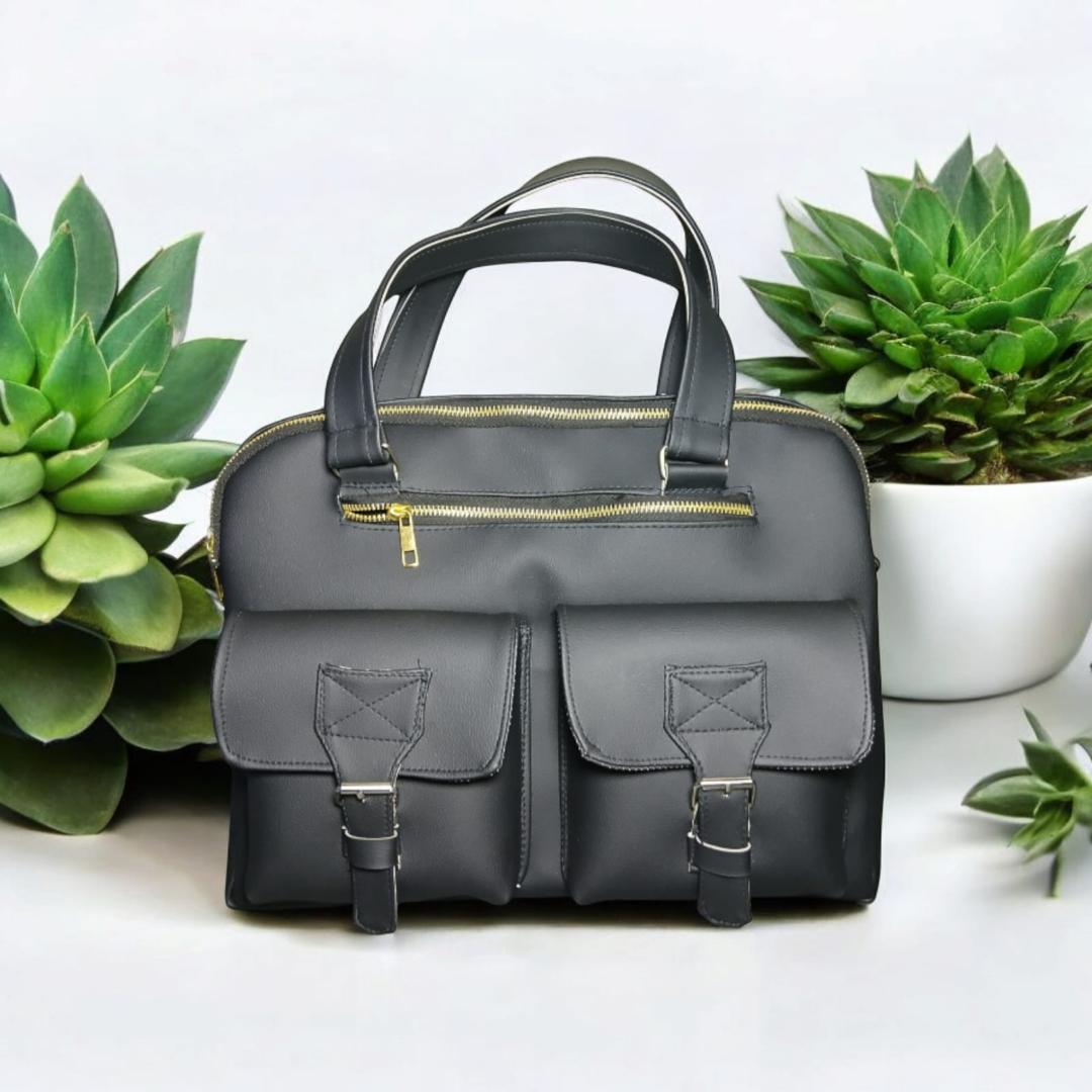 Elegant Women’s 1 Handbag Set with Matching Accessory - Versatile Designer Fashion Shoulder Bags in Multiple Shades | Durable, spacious & trendy