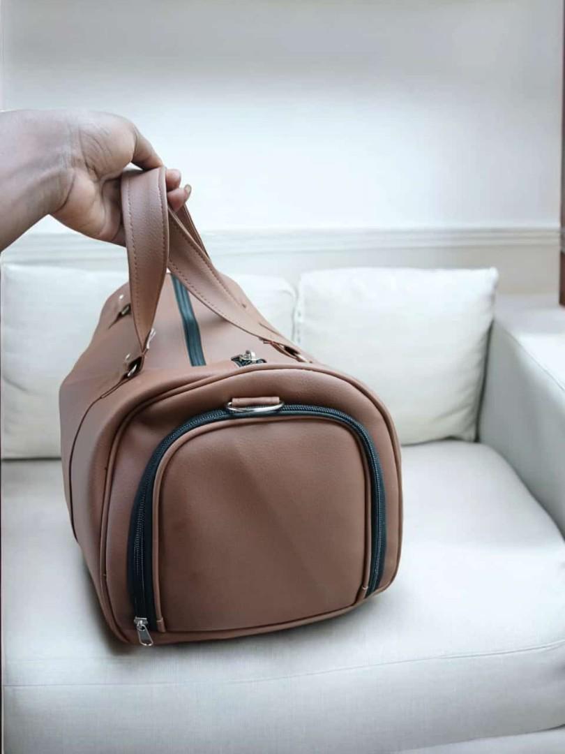 Fashion Leather Travel Bag Large Duffle Independent Big Fitness Bags with shoe compartment Handbag Bag Luggage Shoulder Bag Men Zipper Pu