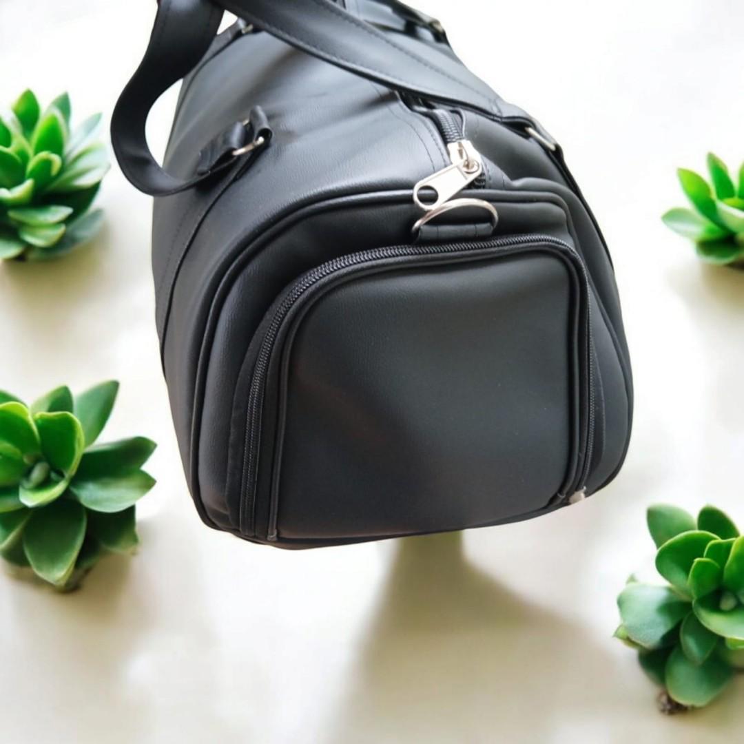 Fashion Leather Travel Bag Large Duffle Independent Big Fitness Bags with shoe compartment Handbag Bag Luggage Shoulder Bag Men Zipper Pu