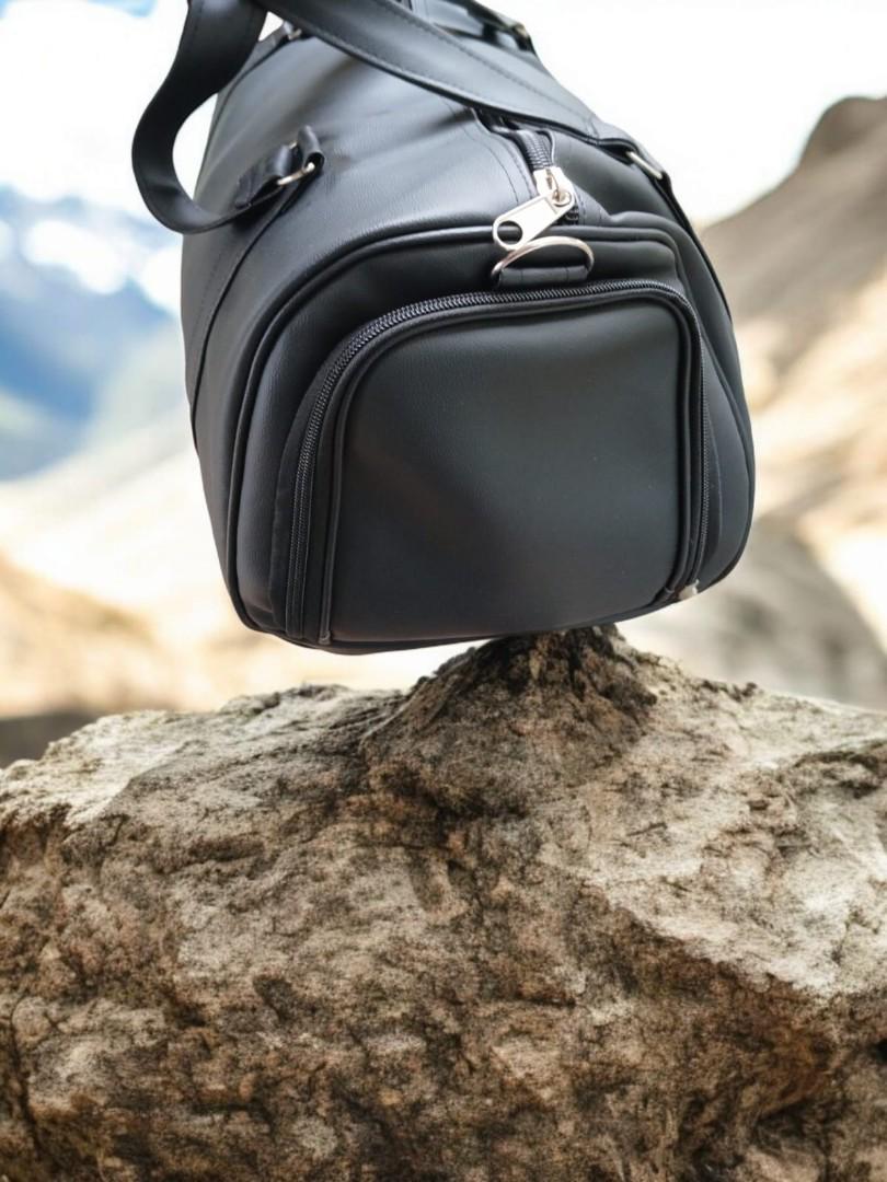 Fashion Leather Travel Bag Large Duffle Independent Big Fitness Bags with shoe compartment Handbag Bag Luggage Shoulder Bag Men Zipper Pu