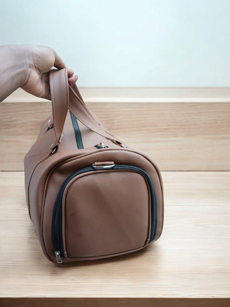 Fashion Leather Travel Bag Large Duffle Independent Big Fitness Bags with shoe compartment Handbag Bag Luggage Shoulder Bag Men Zipper Pu