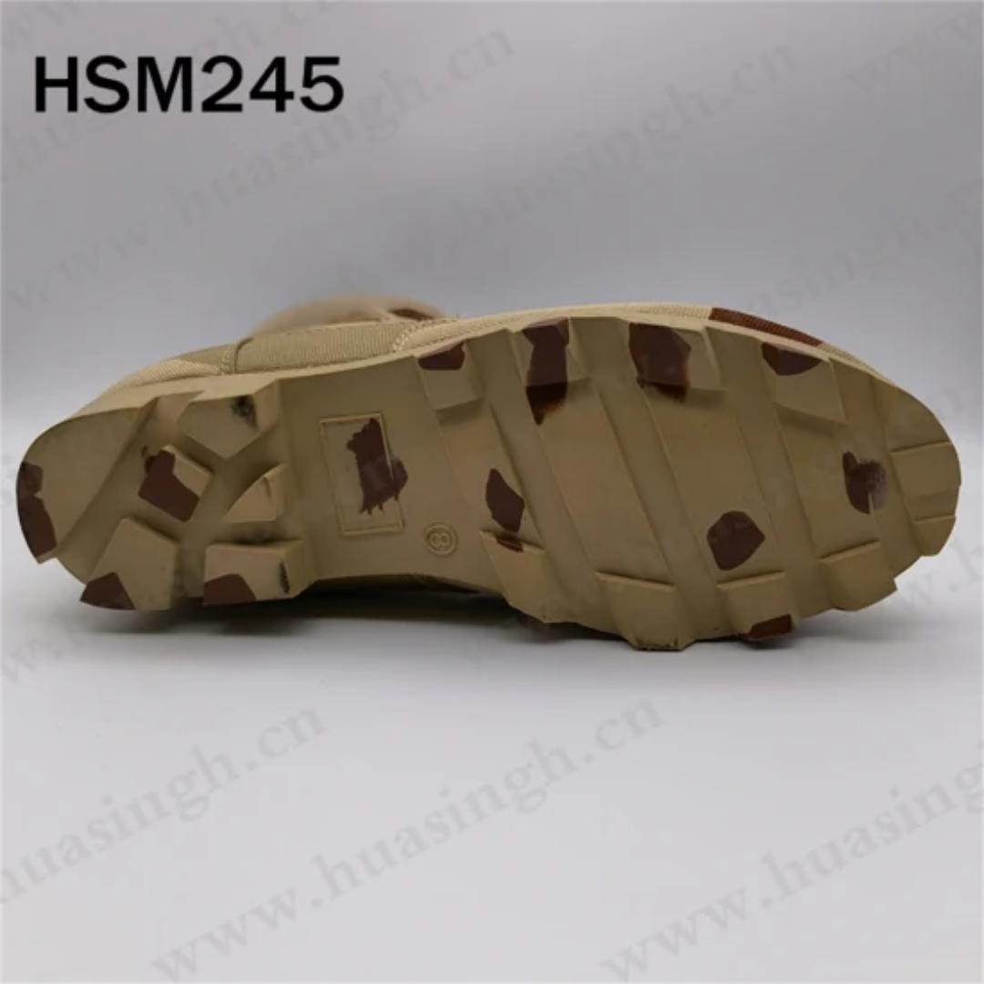 Camouflage Beige High-Top Military Combat Desert Boots - Tactical Leather Footwear | Superior Ankle Protection | Perfect for extreme conditions, intense missions, or adventurous outdoor activities