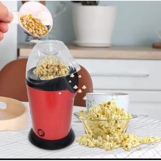 🍿 Electric Hot Air Popcorn Maker Machine – Healthy, Fast & Oil-Free! ⚡  Make movie nights more fun and healthy with this electric popcorn maker, designed to pop delicious, fluffy popcorn in just 2–3