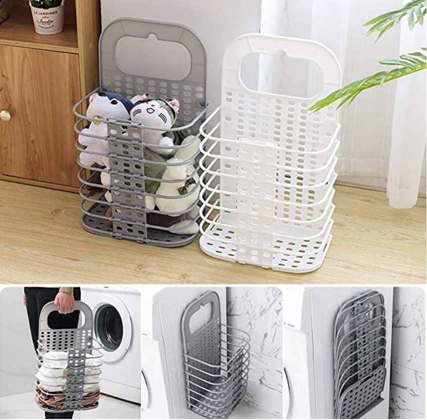 ❗️😅RESTOCKED 😅❗️Foldable Laundry Basket.Made with durable, heavy-duty PP material, this clothes basket is designed and built to be anti-pressure and anti-aging.
PORTABLE DESIGN: Designed with handle
