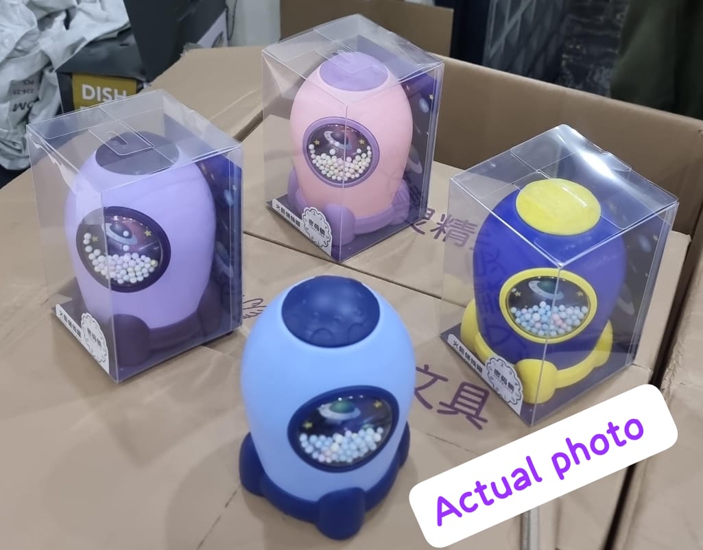 Children Piggy Bank Cute Aviation Piggy Toy Rocket Space Piggy Bank Cartoon Sticker Manual Piggy Money Box Kid.You can easily set your own password. Push the left button to the right and open the coin